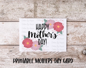 Mother's Day card | Happy Mother's Day Printable Card | Card for Mom
