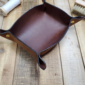 Leather Valet Tray