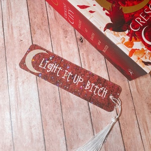 Light It Up holographic bookmark