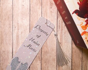 Property of Umber Mortis holographic bookmark