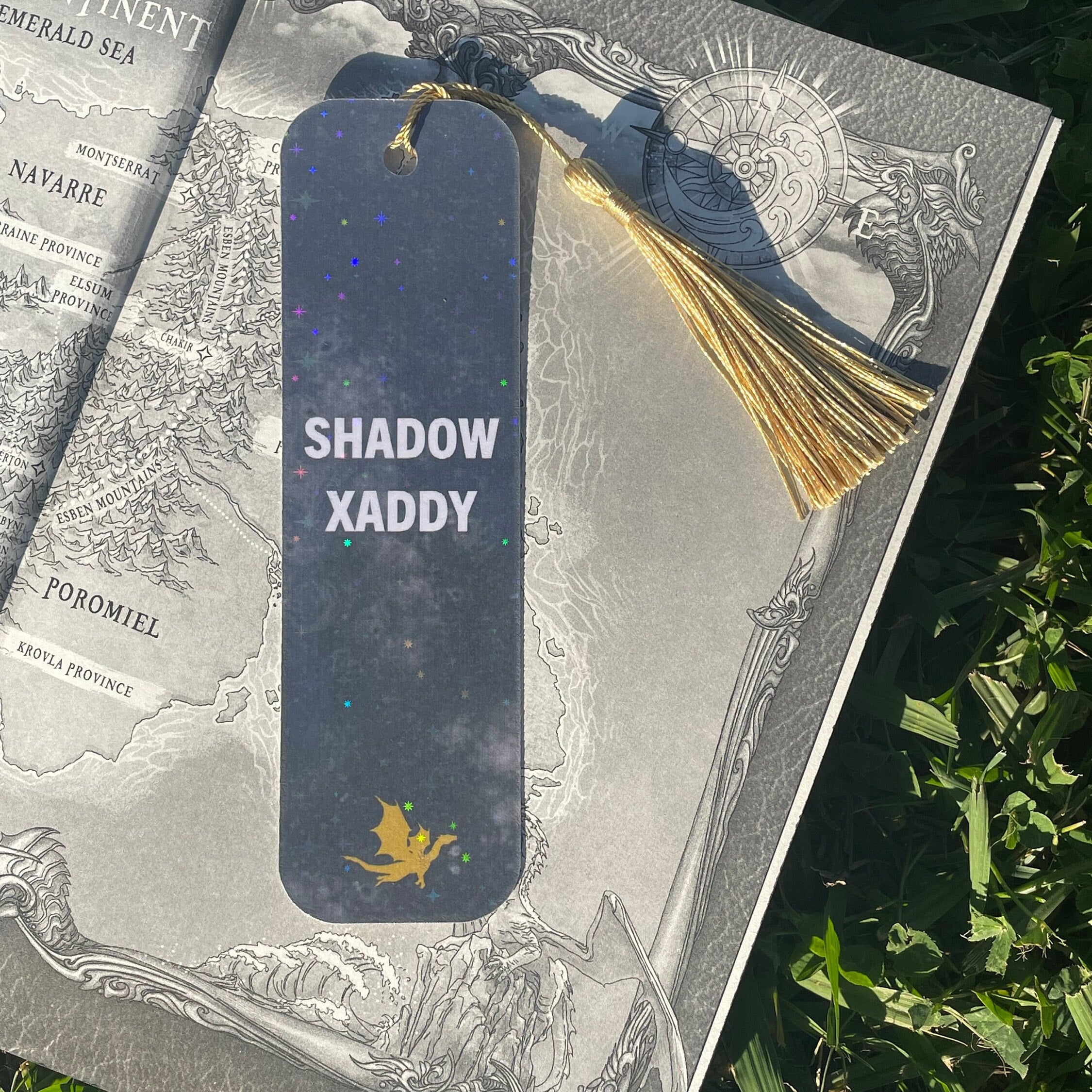 Fourth Wing inspired “Shadow Xaddy” Xaden holographic bookmark