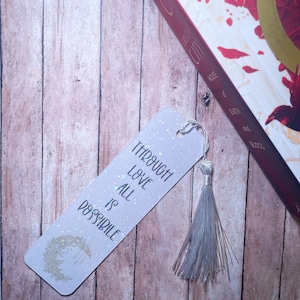 Through Love All Is Possible holographic bookmark