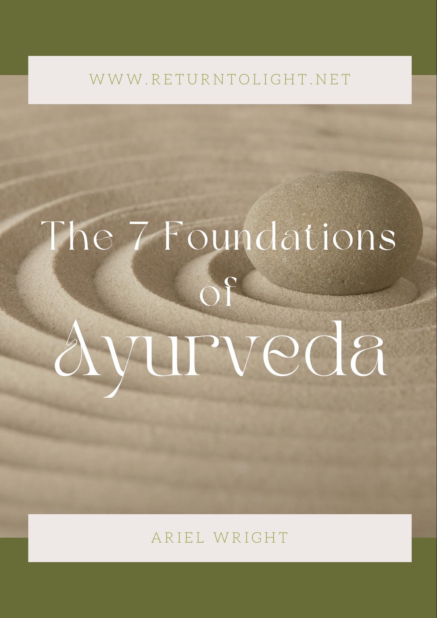 The 7 Foundations of Ayurveda