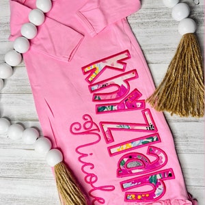 Monogrammed baby gowns top