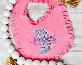 Personalized Baby Bibs| Embroidered Baby Bibs| Baby Girl gifts| Baby Shower Gift| Newborn Gift| Personalized Gift| Newborn Outfit| Baby Gift