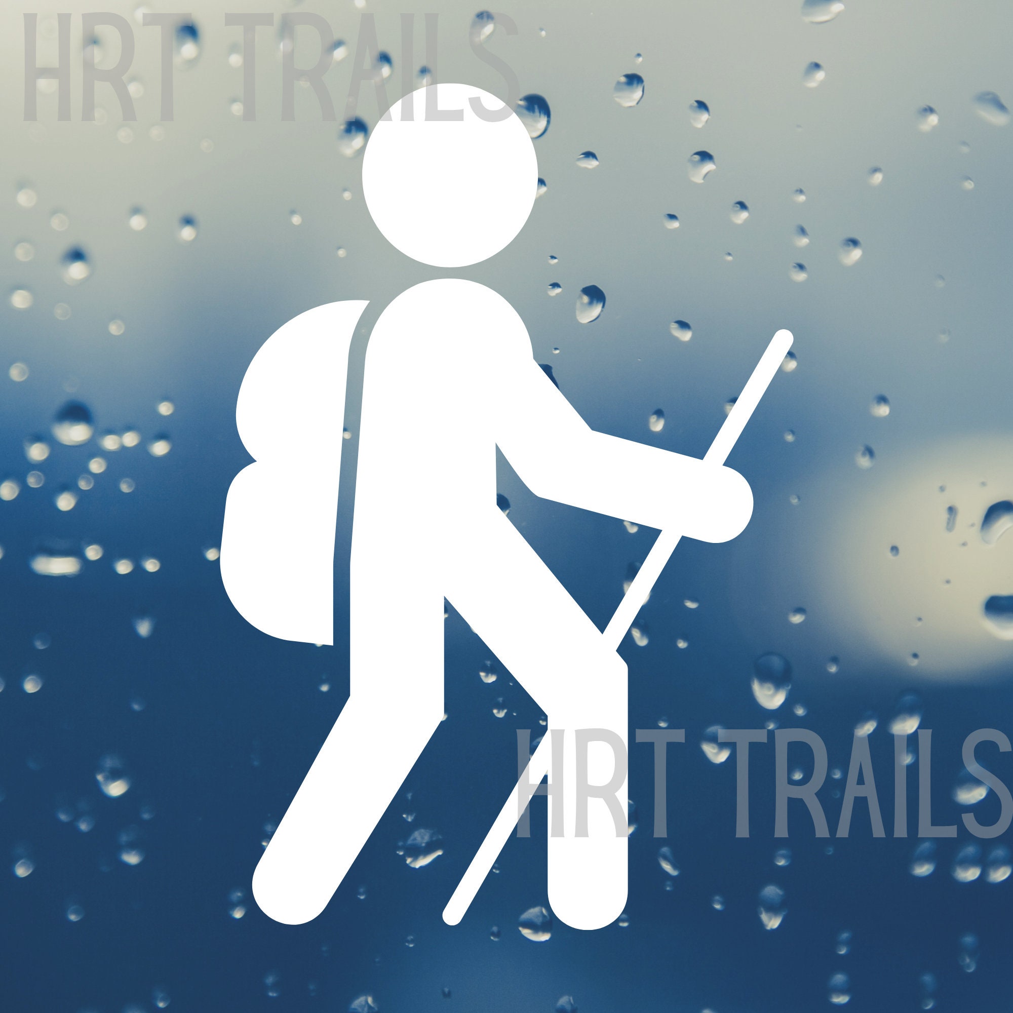 Hiker Decal- Window Decal - Hiking - Backpacking - Sticker - Etsy