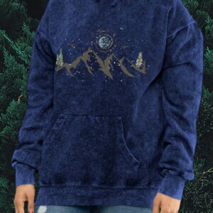 Wanderlust Hiking, Nature Lover, Mountain Climber, Hiking Hoodie, Outdoor Lover, Mountain Shirt, Unisex Mineral Wash Hoodie