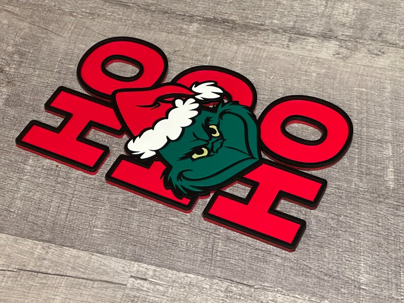 Ho Ho Ho Mean One Christmas Decor Thunder, Mira Laser, Cricut