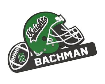 Stadium Series Football Signage ,SVG, pdf, digital file, Sports Personalized laser, mira, thunder, omtech, glowforge
