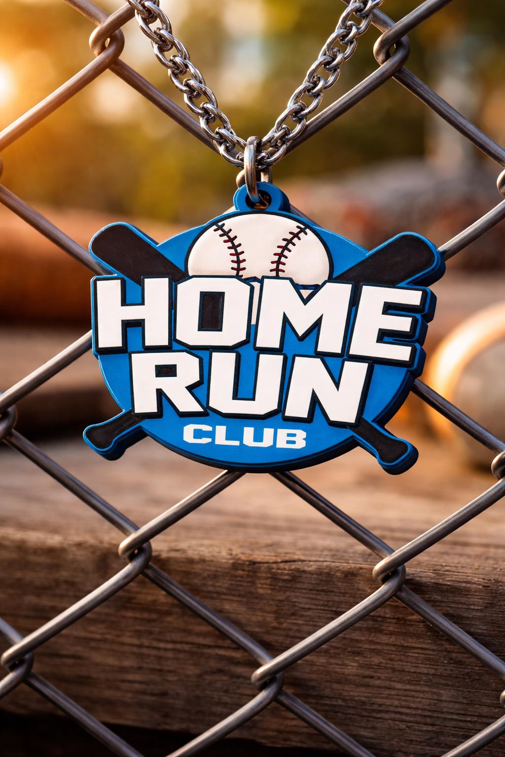 Home Run Club Logo Chain STL | 6” Baseball Pendant 3D Print File ...