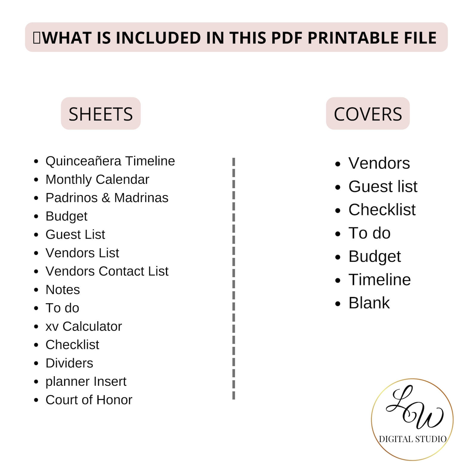 Quinceañera Planner Printable ONLY, Emerald Green Mis XV Años US Letter