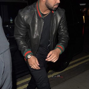 Gucci jacket leather mens on sale