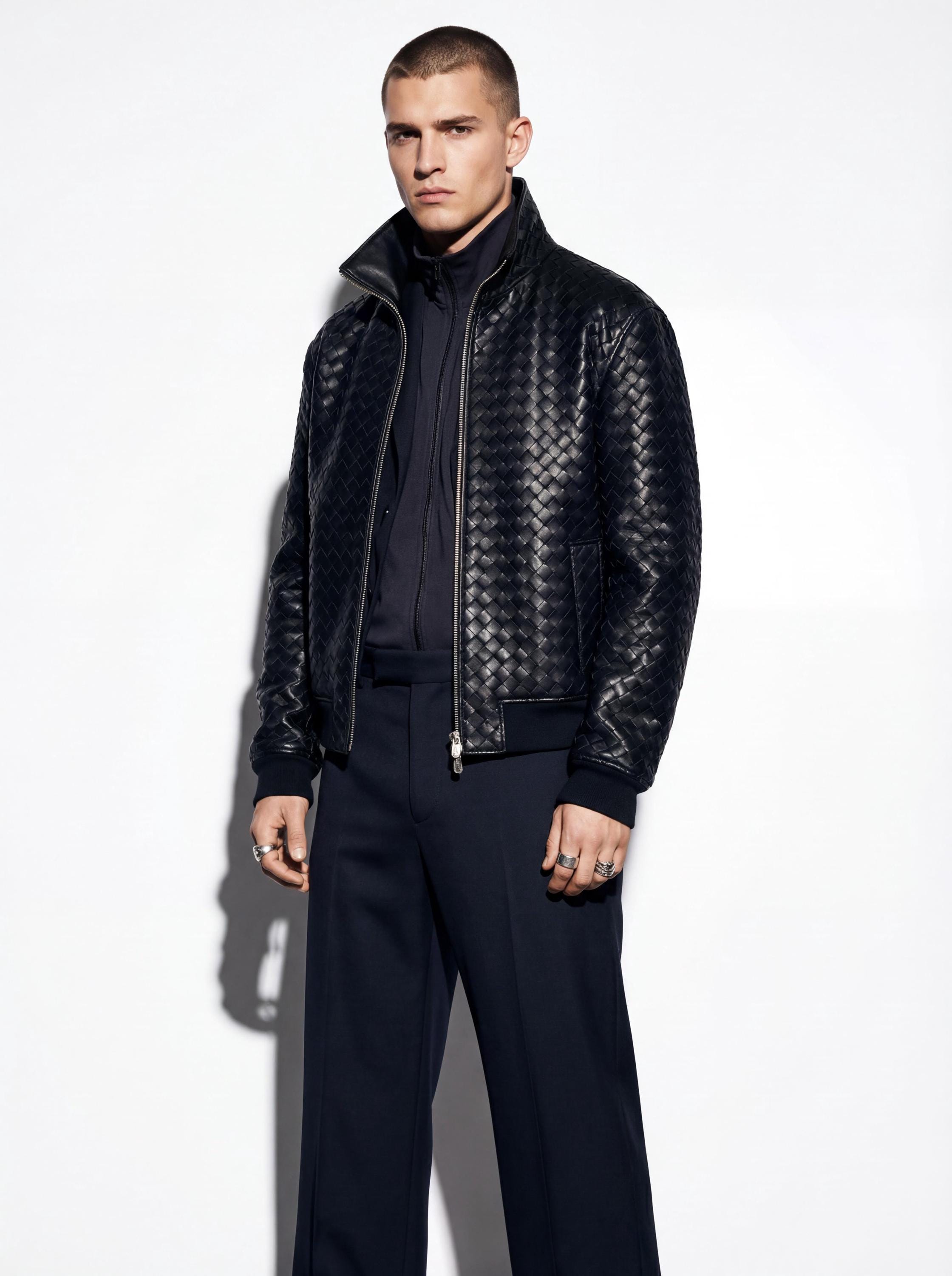 【KIRCILAR】革ジャン　レザージャケット　リバーシブル ファッション】KIRCILAR メンズ レザージャケット リバーシブル