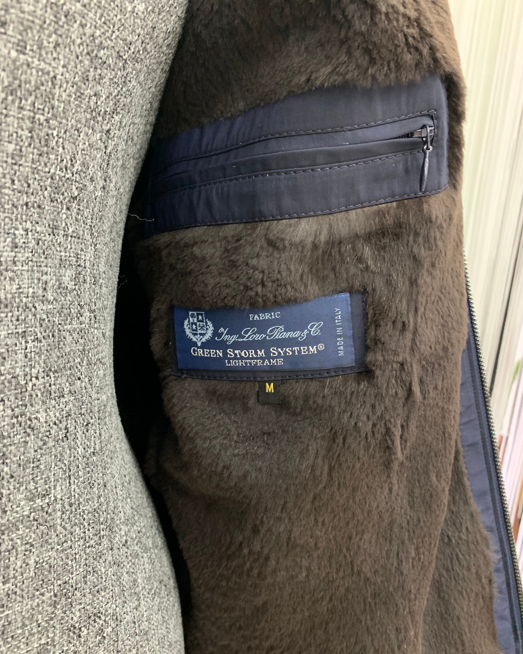 Loro Piana Fabric Wool Bomber Jacket With Genuine Rabbit Fur - Etsy