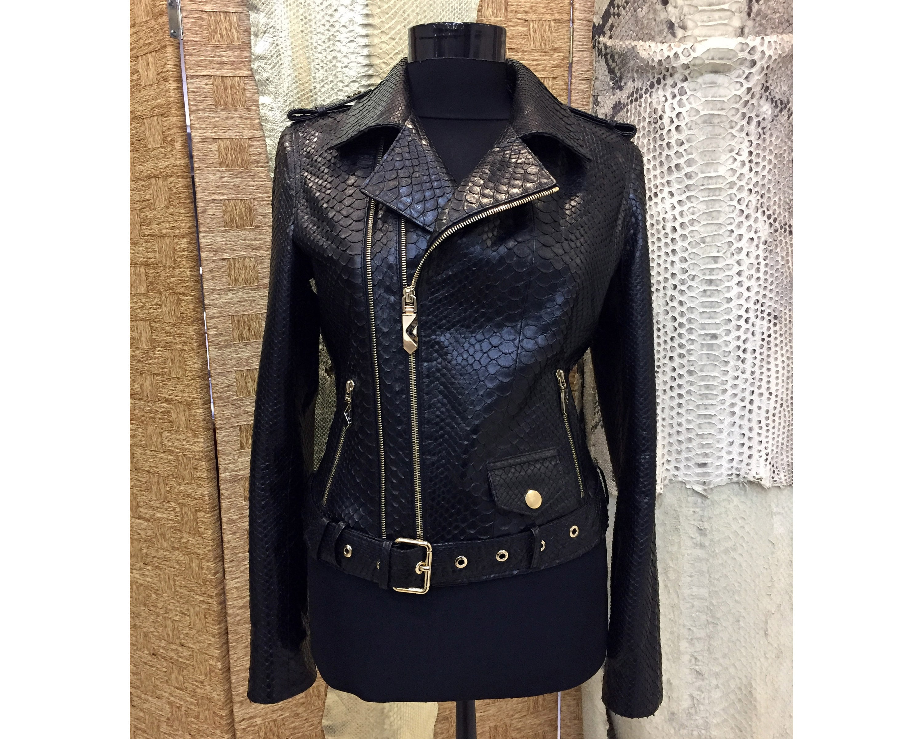 philipp plein python jacket