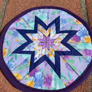 Lavender Haze Quilted Potholder