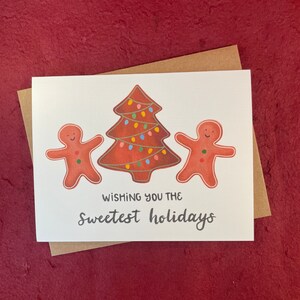 Christmas Gingerbread Friends Card