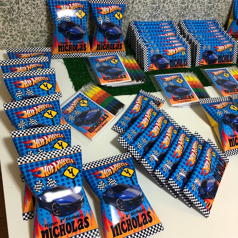 Hot Wheels Chips Custom Chips Party Favors Skittles Etsy Canada
