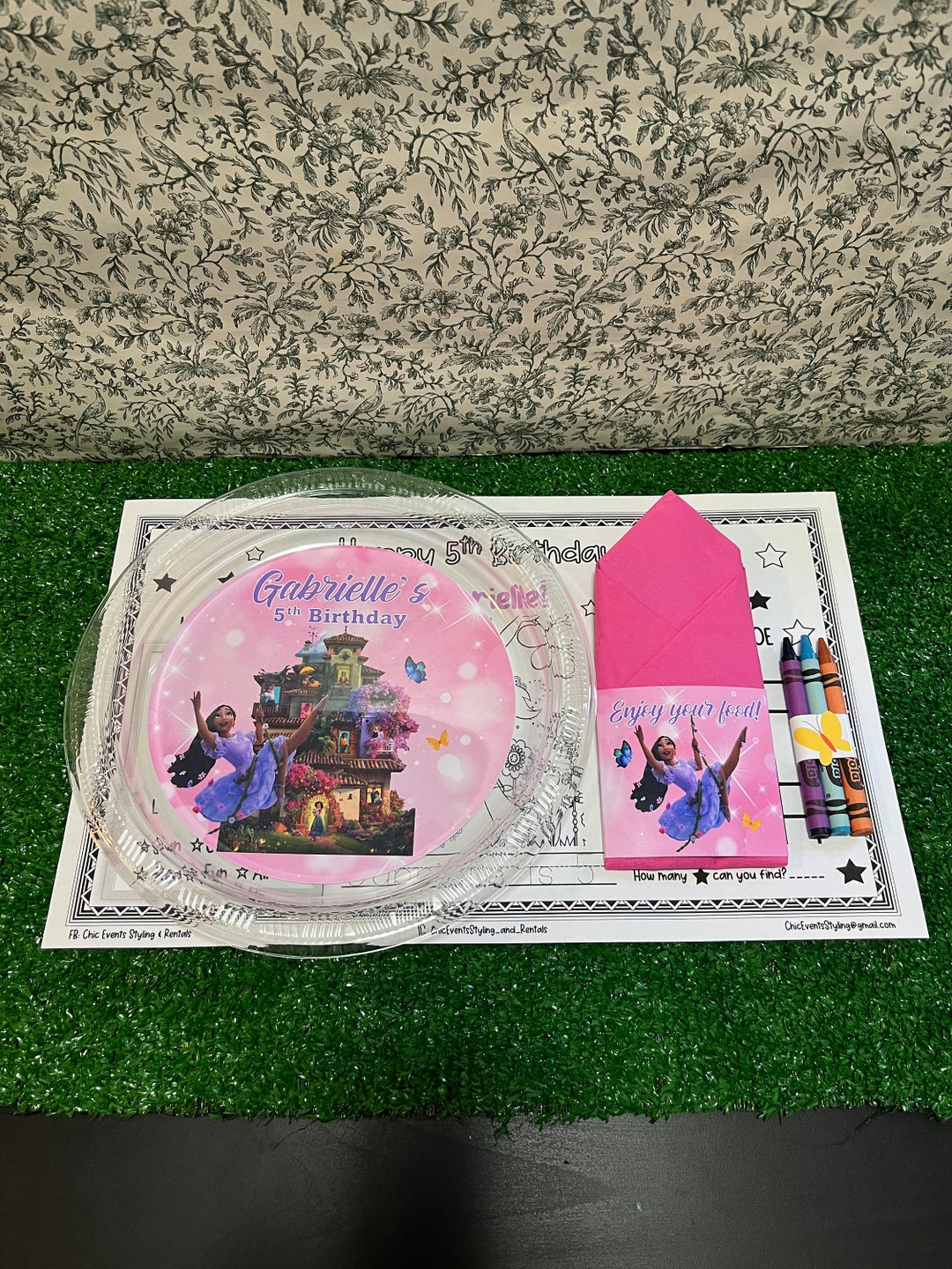 Encanto Tableware Encanto Plate Party Supplies Encanto Etsy