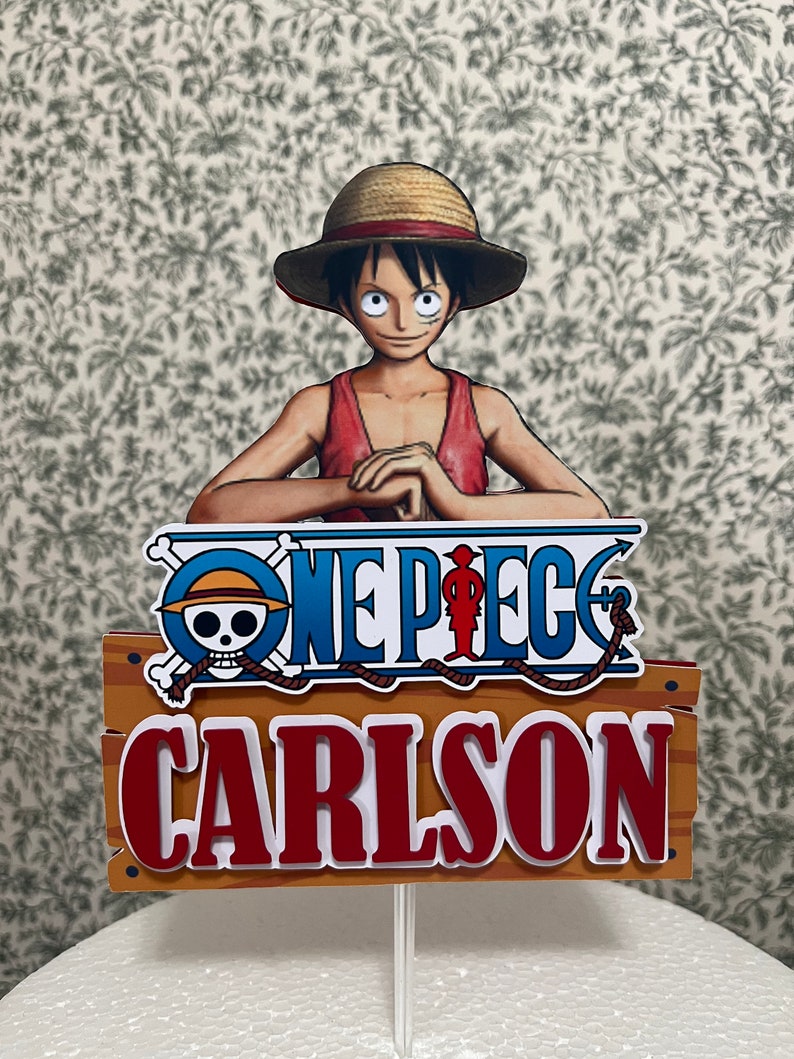 Cake Topper Luffy Cake Topper One Piece Cake Topper Luffy - Etsy India