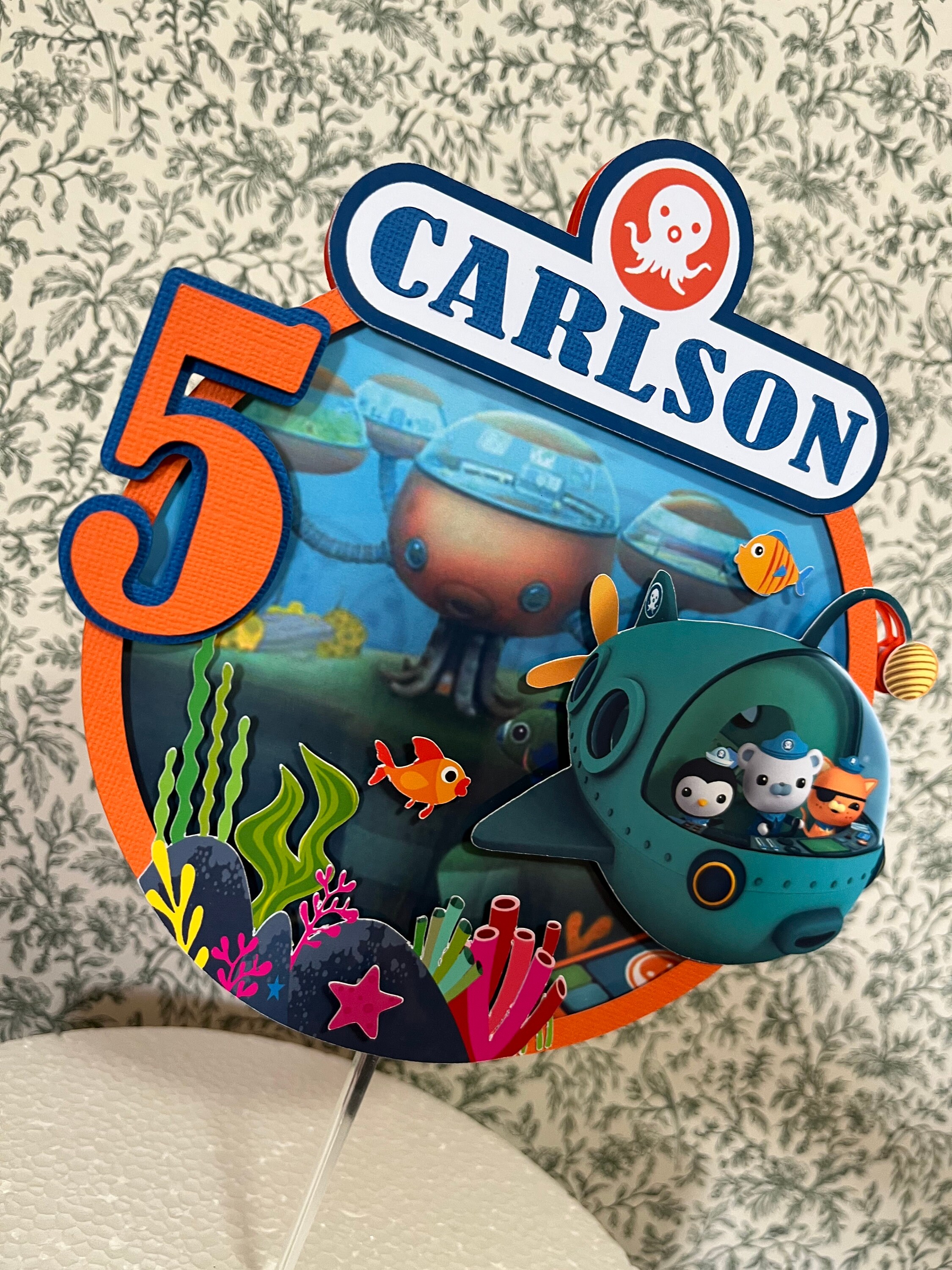 Cake Topper Octonauts Theme Octonauts Octonauts Cake Etsy Australia