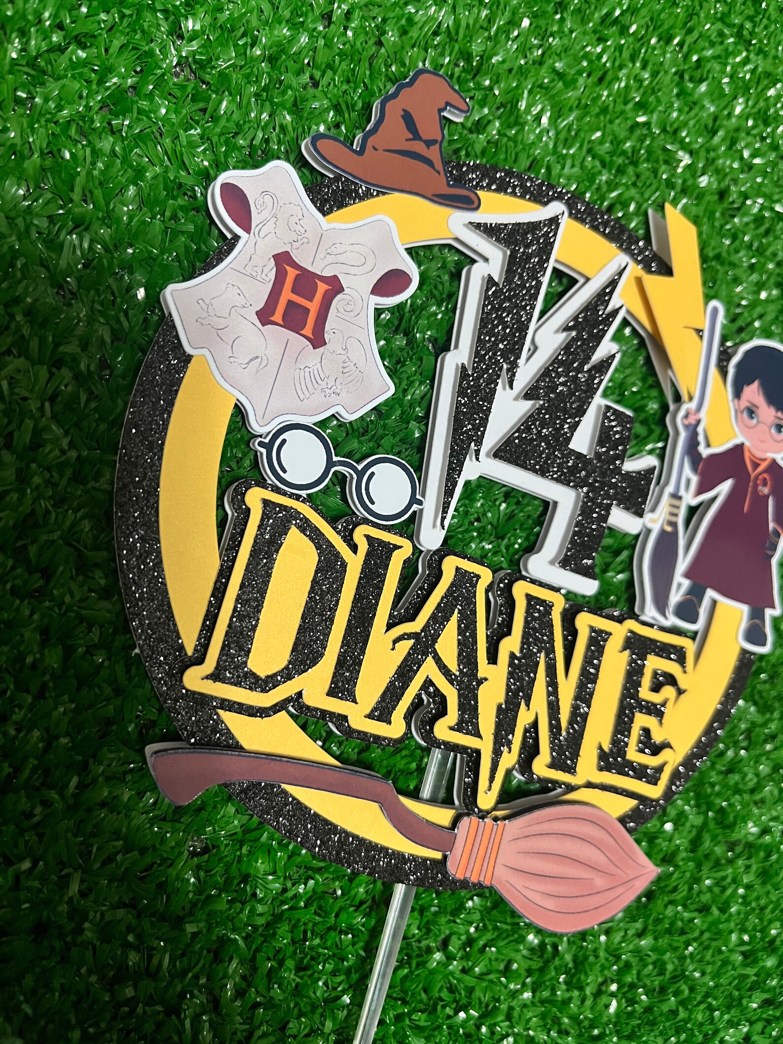 Harry Potter Cake Topper Harry Potter Topper Harry Potter Etsy Canada