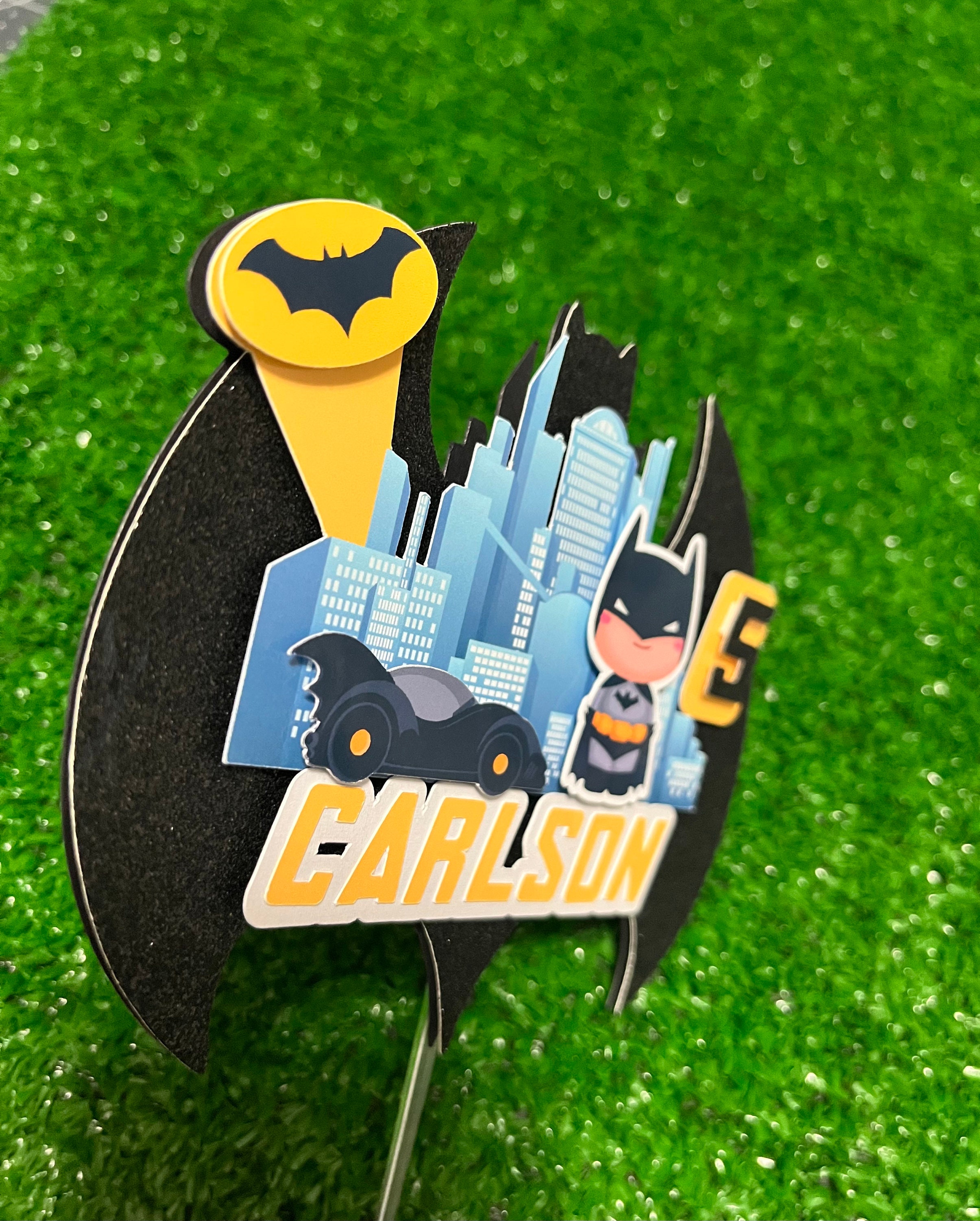 Batman Cake Topper Batman Topper Batman Topper Batman Etsy Canada