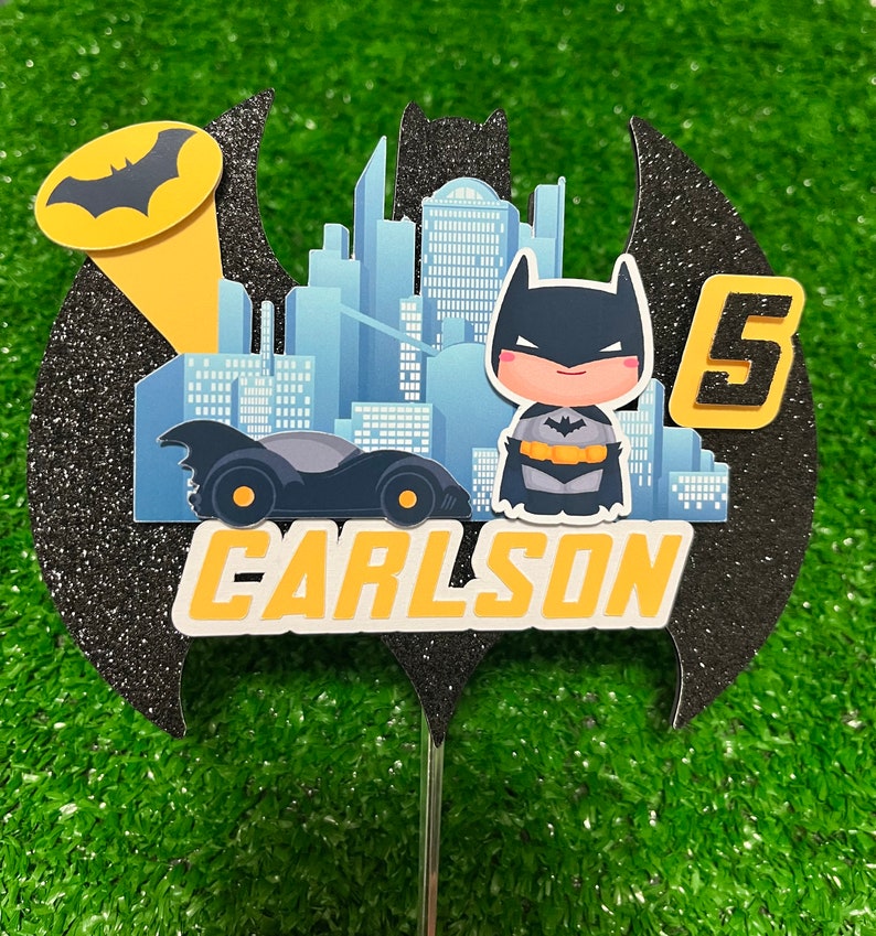 Batman Cake Topper Batman Topper Batman Topper Batman Etsy Canada