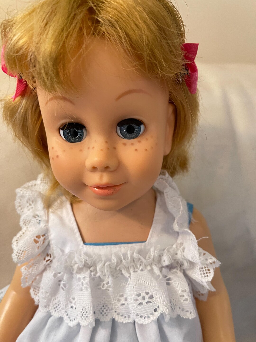 Talking Canadian Chatty Cathy Pinwheel Eyes Fully Restored TALKING