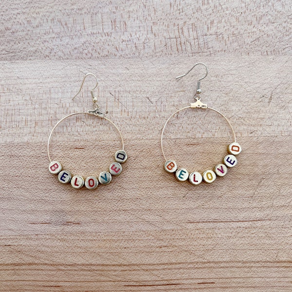 BELOVED gold hoop earrings