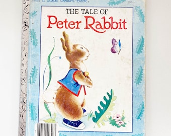 The Tale of Peter Rabbit, Little Golden Book, Vintage, Hardcover, 1970, Children's Story Book