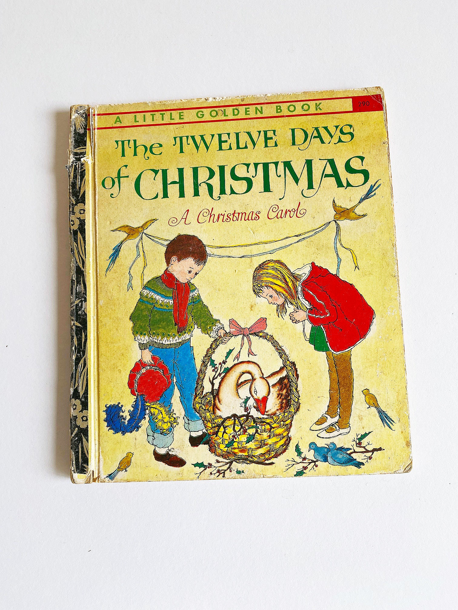 The Twelve Days of Christmas, Little Golden Book, Vintage, Hardcover, 1963, Children's Story Book