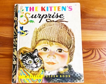 The Kitten&#39;s Surprise, Little Golden Book, Vintage, Hardcover, 1972, Children&#39;s Story Book