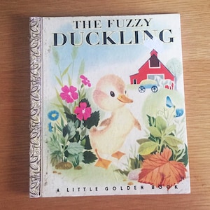 The Fuzzy Duckling, Little Golden Book, Vintage, Hardcover, 1949, Kinderbuch