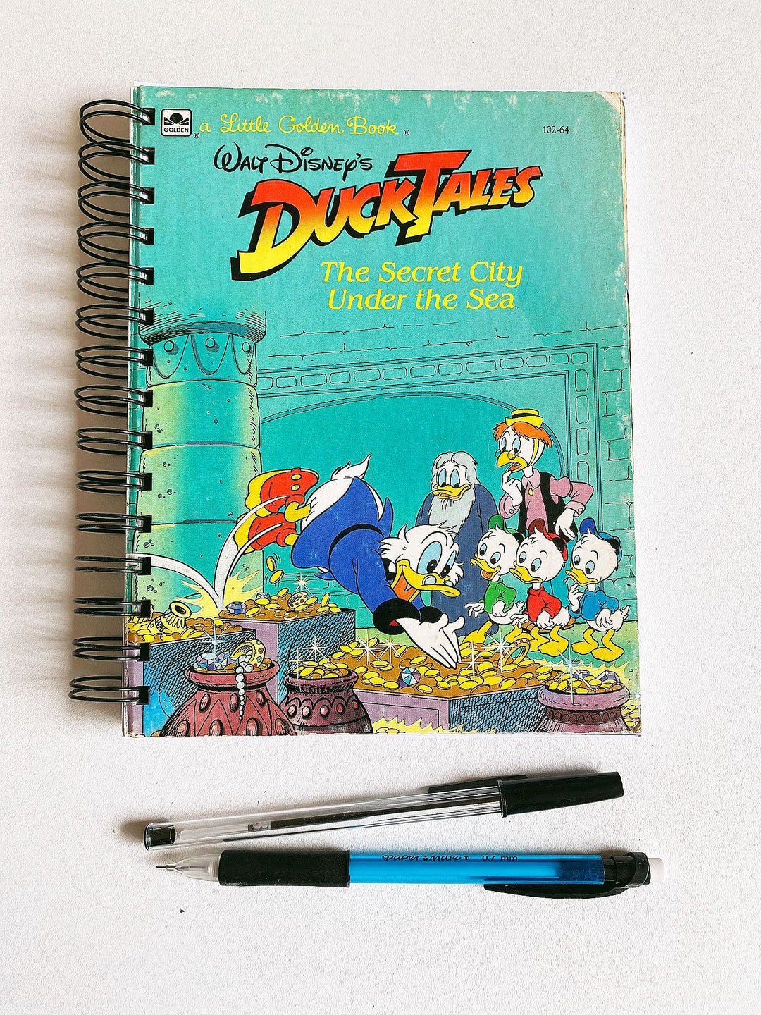 Walt Disney Duck Tales, the Secret City Under the Sea Up-cycled ...
