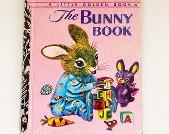 The Bunny Book, Little Golden Book, Vintage, Hardcover, 1973, Children&#39;s Story Book