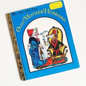 Old Mother Hubbard, kleines goldenes Buch, Vintage, Hardcover, 1970, Kinderbuch