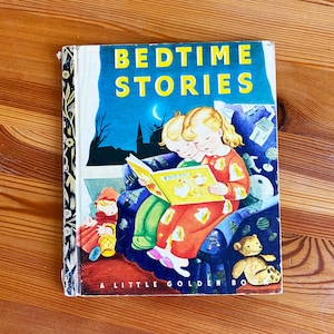 Bedtime Stories, Little Golden Book, Vintage, Hardcover, 1972, Children&#39;s Story Book