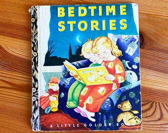 Bedtime Stories, Little Golden Book, Vintage, Hardcover, 1972, Children&#39;s Story Book