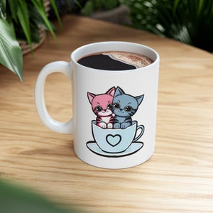 Cute & Playful Animal Coffee Mug Perfect Gift Idea High-Quality Ceramic,Vibrant Whimsical Artwork.AnimalCoffeeMug CuteDesign GiftIdea image 8