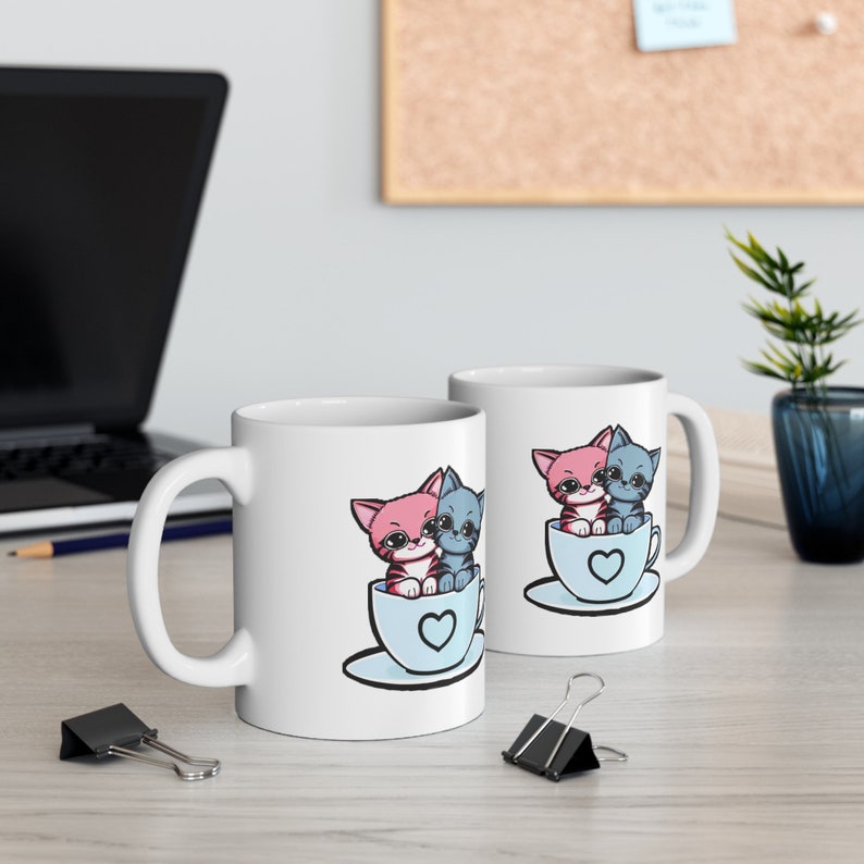 Cute & Playful Animal Coffee Mug Perfect Gift Idea High-Quality Ceramic,Vibrant Whimsical Artwork.AnimalCoffeeMug CuteDesign GiftIdea image 1