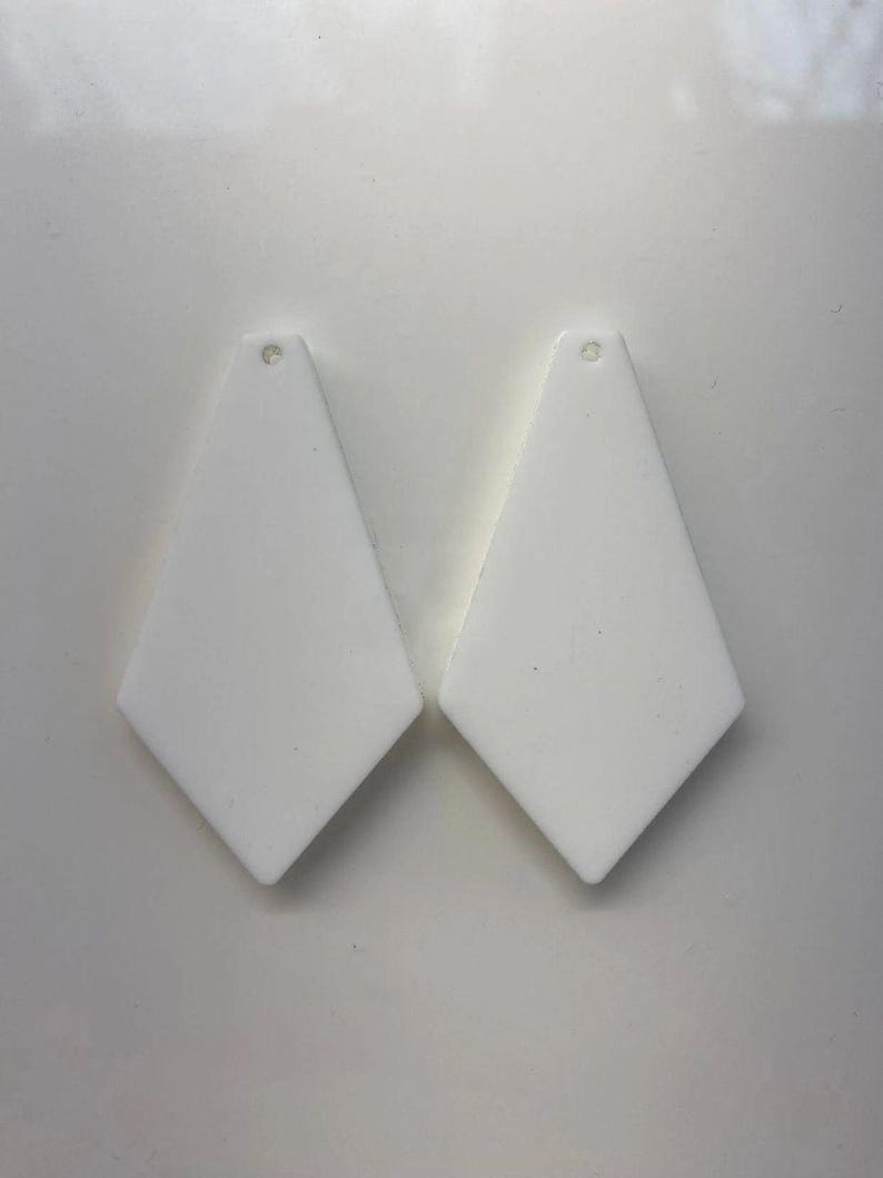Sublimation Blank Earrings- Cast Acrylic 390degrees for 100 sec with Asub paper image 9