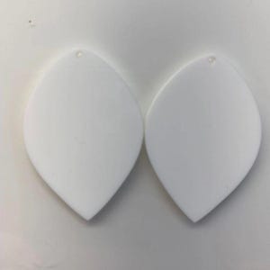 Sublimation Blank Earrings- Cast Acrylic 390degrees for 100 sec with Asub paper image 7