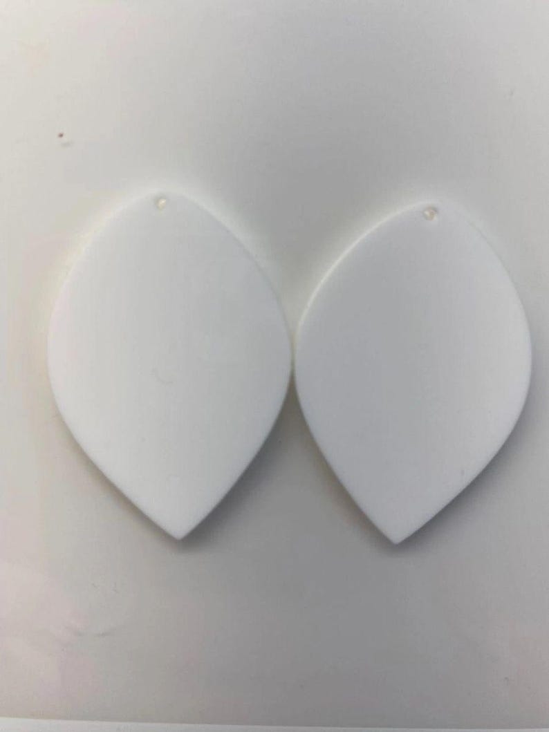 Sublimation Blank Earrings- Cast Acrylic 390degrees for 100 sec with Asub paper image 7