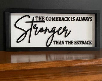 SVG file ONLY*** The Comeback is Stronger than the Setback