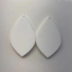 Sublimation Blank Earrings- Cast Acrylic 390degrees for 100 sec with Asub paper image 3