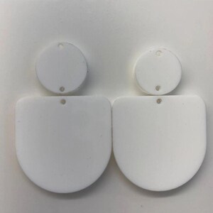 Sublimation Blank Earrings- Cast Acrylic 390degrees for 100 sec with Asub paper image 8