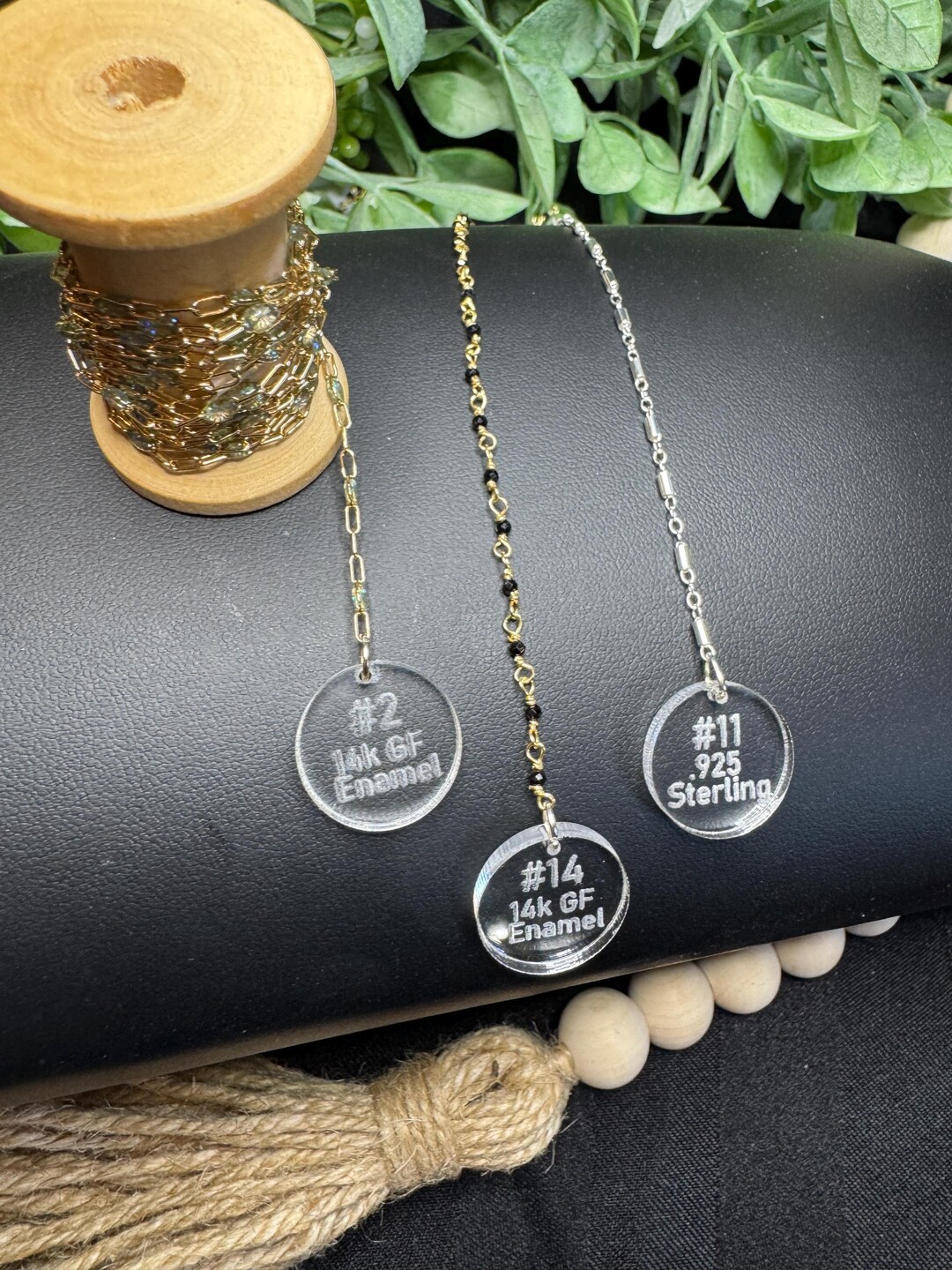 Permanent Jewelry Acrylic Chain Tags - Etsy