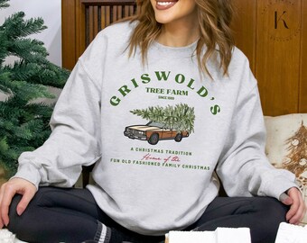 Griswold Christmas Tree Farm Sweatshirt | Family Vacation Sweater