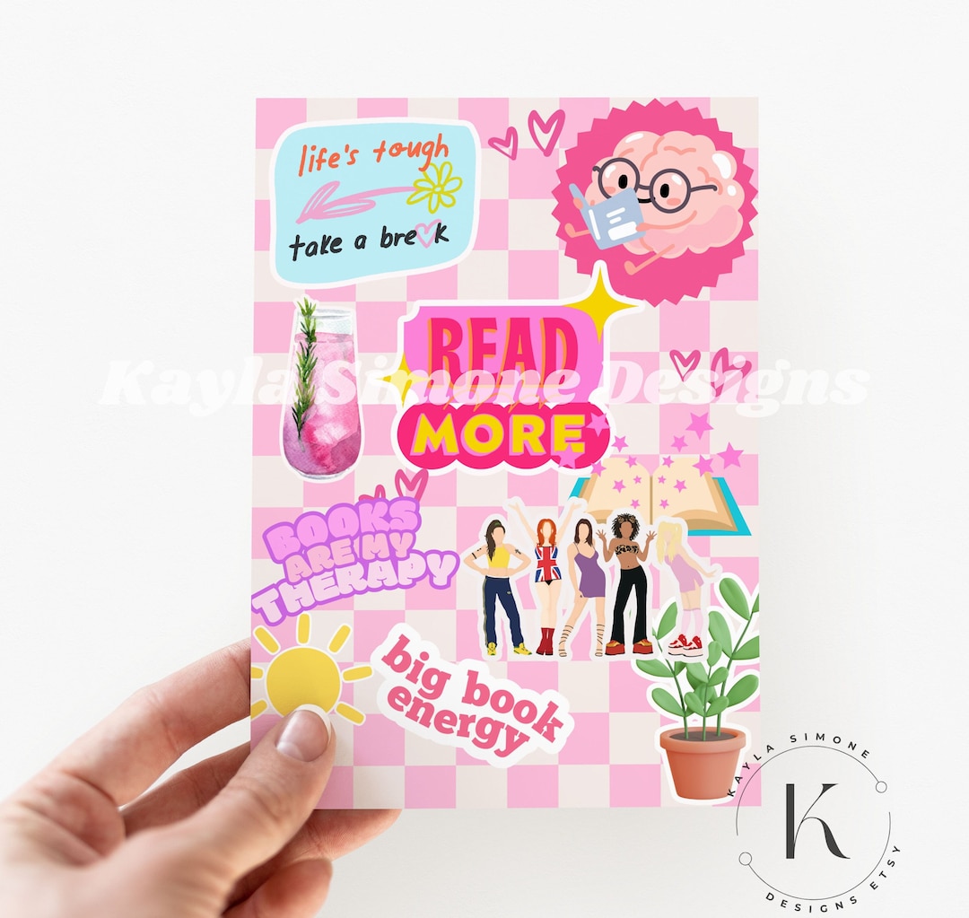 Kindle Insert for Clear Case Kindle Skin Pink Girly Kindle Paperwhite ...